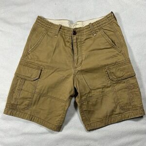 Hollister Brown Cargo Shorts Men's 31 Classic Fit Surf Skate Hike Camp
